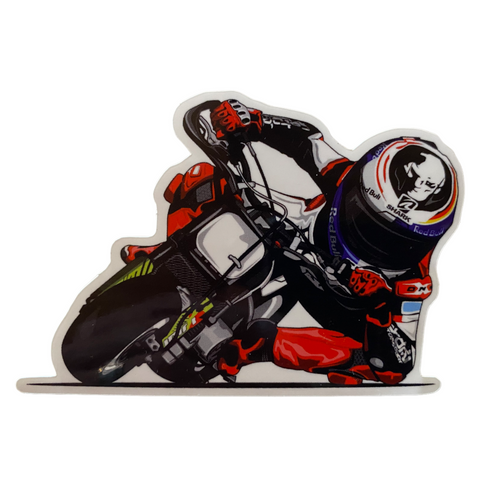 Sticker Mini GP red