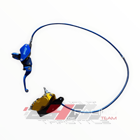 Bremsanlage 4 Kolben Bremssattel Inklusive Bremspumpe 17Mm