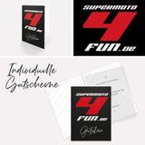 Geschenkgutschein Supermoto mit eigenem bike